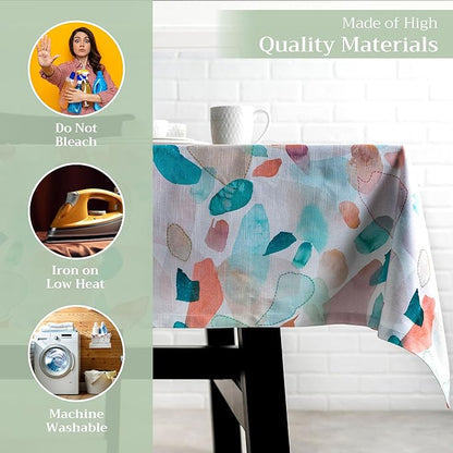 Maison d' Hermine Table Cloth Rectangle Table 100% Cotton 70 x 108 Inches Tablecloth Reusable Decorative for Dining Room Farmhouse Home Valentines Day Decorations Spring Summer - Summer Picnic