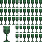 7OZ Plastic Wine Glasses, Reusable Vintage Goblets Unbreakable Drinking Glasses by Unknown