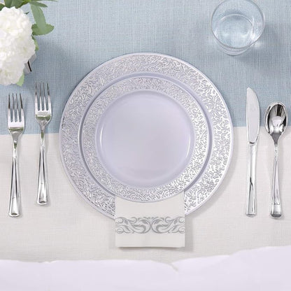 FOCUSLINE 175 Ct Silver Dinnerware Set - Image 5