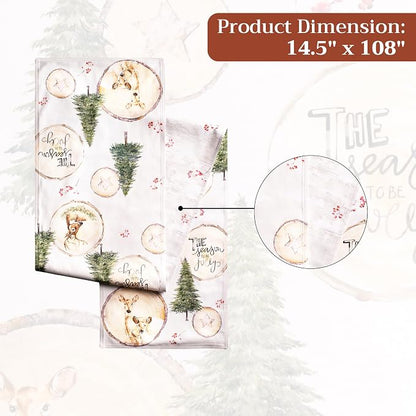 Maison d' Hermine Table Runner 100% Cotton 14.50" x 108" | Table Runners 108 - Image 7