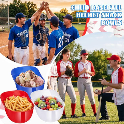 Ice Cream Dessert Baseball Cap Bowls Baseball Helmet Snack Bowl 8 oz Mini Party - Image 6