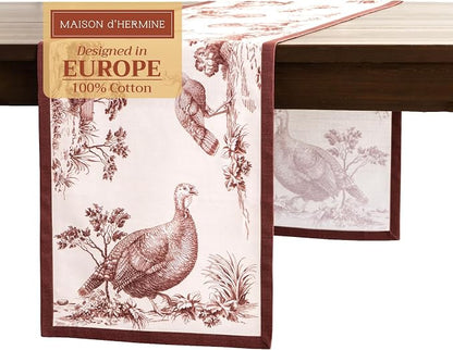 Maison d' Hermine Table Runner 100% Cotton 14.50" x 72" | Table Runners 72 by MaisondHermine