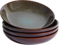 8.75 Inch Large Ceramic Pasta Bowls, 32 Oz Reactive Glaze Stoneware Pasta by Pokini