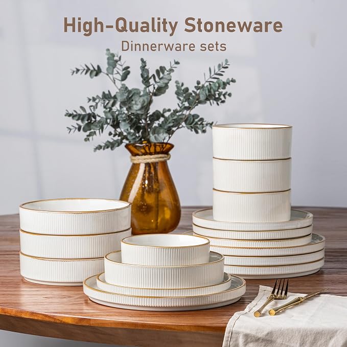 GBHOME Stoneware Dinnerware Sets - Image 7