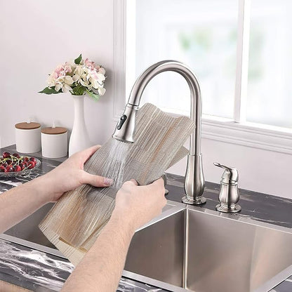 Aofmee Placemats, Placemats Set of 6, Heat Resistant Place Mats, Washable PVC - Image 2