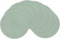 SHACOS Round Placemats Set of 8 Washable 15 inch Round Table Mats Cotton by SHACOS
