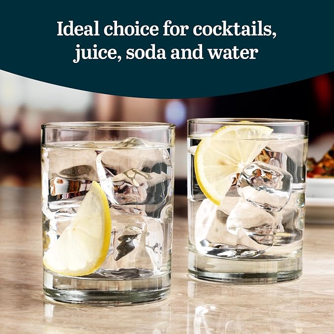 Libbey 918CD Heavy Base Double Old Fashioned Glasses - Image 4