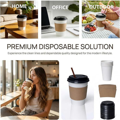 12oz Disposable Coffee Cups - Image 3