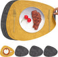 Faux Leather Placemats Set of 4, Dual Sided by Chitomars