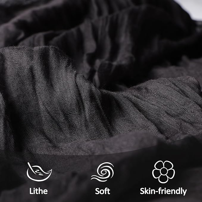 12 Pack Black Table Runner Cheesecloth 10Ft Gauze Cheese Cloth Table Runner - Image 5