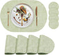 Faux Leather Placemats Set of 4 by yuuzue