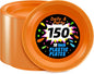 WELLIFE Orange Party Plates 10 Inch -150 Count, Plastic Disposable Dinner Plates for Party Easter Halloween Thanksgiving Picnic BBQ