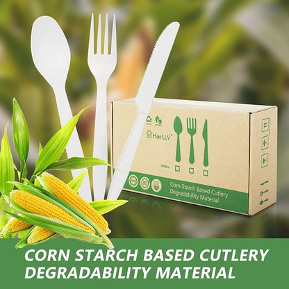 Compostable Knife, 300 Disposable Knives - Image 3