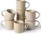 famiware Coffee Mug Set for 8, Star 12 oz Catering Mugs Cup Set by Famiware