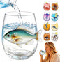 Ocean Fish 3D Animal Artisan Glassware, Novelty Drinking Tumbler | Handcrafted by Unknown