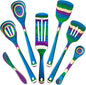 Baltique Mumbai Collection 7 Piece Cooking Utensil Set, Safe by TotallyBamboo