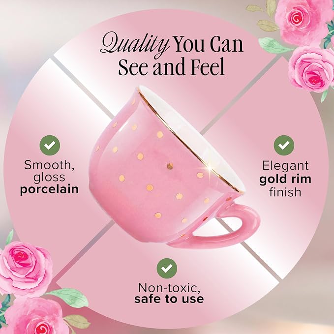 Giggle & Honey® Tea Party Set for Little Girls - Image 8