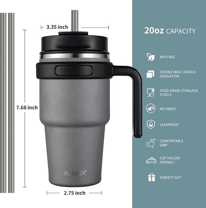 20 oz Insulated Travel Coffee Mug Tumbler - Image 2
