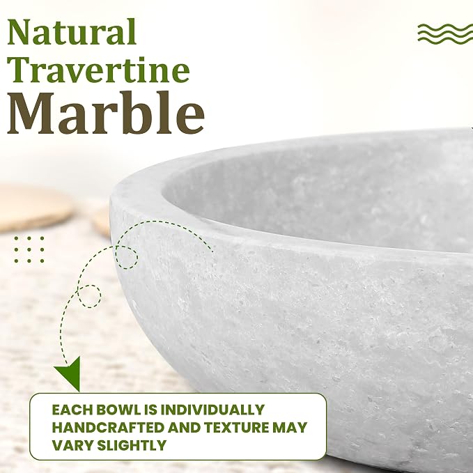 FNTSTICGOODS Travertine Decorative Bowl - Image 4