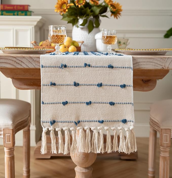 Caflife Boho Table Runner 90 Inchs Long by Caflife