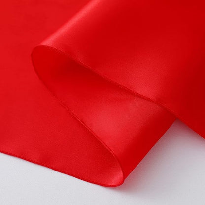 Horbaunal 12 Pack Red Satin Table Runner 12 x 108 Inch | Smooth Table Runners - Image 7