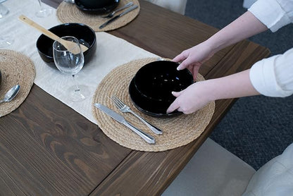 Elanze Designs Bistro Glossy Ceramic 6.5 inch Dinnerware Bowls Set of 4 - Image 6