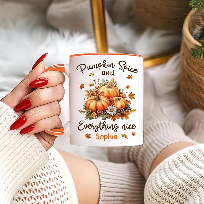 Hyturtle Personalized Fall Autumn Mug Gifts - Image 5