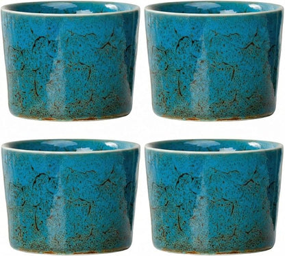 Ceramic Espresso Cups 4oz Modern Stackable Demitasse Mugs by Unknown