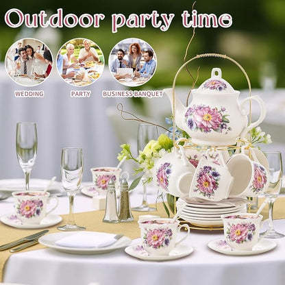 20-Pieces Tea Set For Adult - Image 2