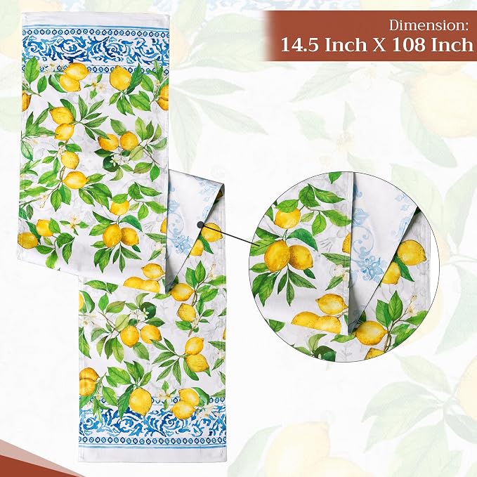 Maison d' Hermine Table Runner 100% Cotton 14.50" x 108" | Table Runners 108 - Image 4