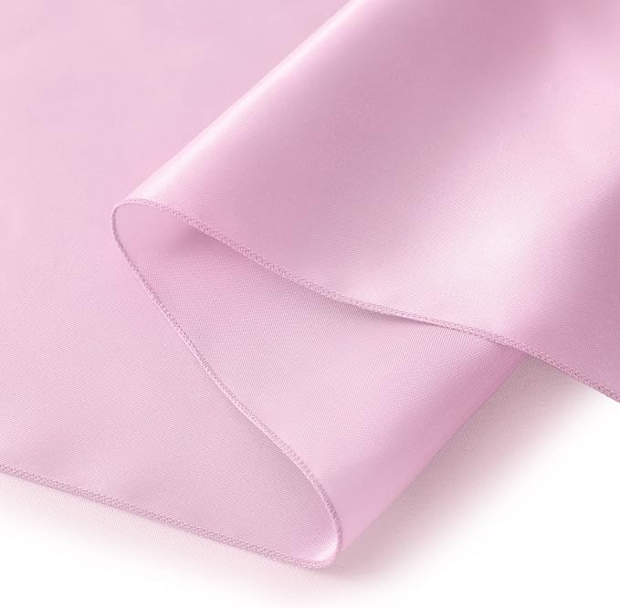 Horbaunal 6 Pack Satin Runners 12 x 72 Inch, Light Pink | Bright Silky Smooth - Image 8