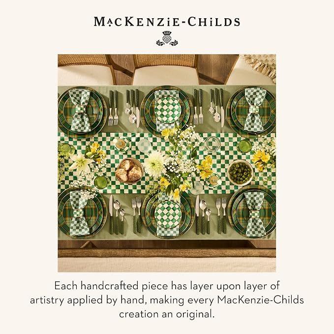MACKENZIE-CHILDS Set of 4 Enamel Napkin Rings, Napkin-Holder Ring Set - Image 6