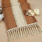 Boho Table Runner Rustic for Fall Home Decor by FEXIA