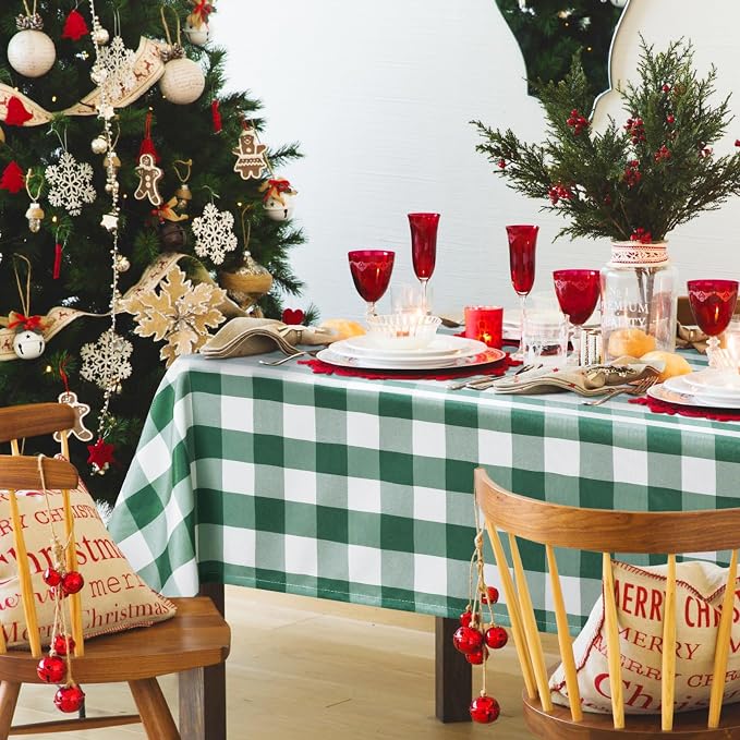 60 x 84 Inch Checkered Tablecloth Rectangle - Image 6