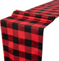 ShinyBeauty Buffalo Plaid Table Runner 13''x72'' Red and Black Check Christmas by ShinyBeauty
