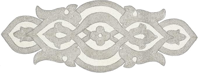 Lightnpro Beaded Table Runner Elegant Infinity Design - Image 2