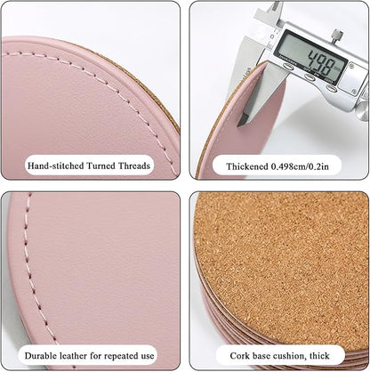 Coasters Set of 6 with Holder - Image 4