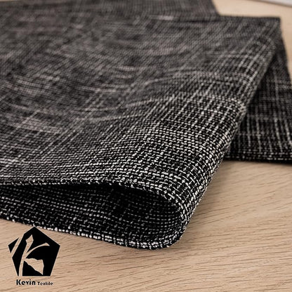 Kevin Textile Halloween Table Mats Set of 4 Heat Resistant Washable Placemats for Parties Buffet Dinner, 13 x 19 inches, Black