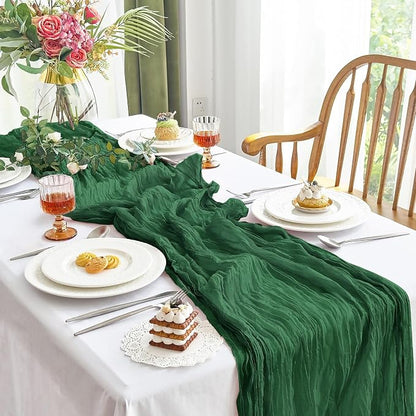 IVAPUPU Emerald Green Table Runner 120 Inch - Image 8