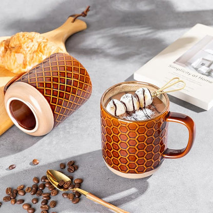 GBhome Coffee Mugs Set of 4, 12 oz Coffee Cups - Image 3