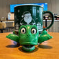 Turtle Coaster, 3D Printed Funny Tea Coasters with Funny Expression, Turtle Cup Holder, Insulated Drink Mat Wine Coffee Glasses Home Decor & Kitchen Accessories, Gag Gift for Tortoise Lover