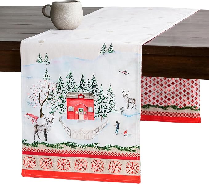 Maison d' Hermine Table Runner 100% Cotton 14.50" x 108" | Table Runners 108 by MaisondHermine