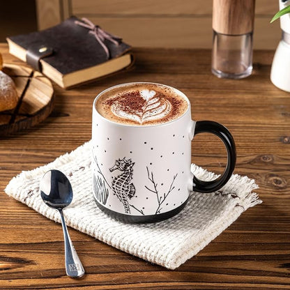 AmorArc Large Coffee Mugs Set of 6, 18oz Ceramic Coffee Cups - Image 2