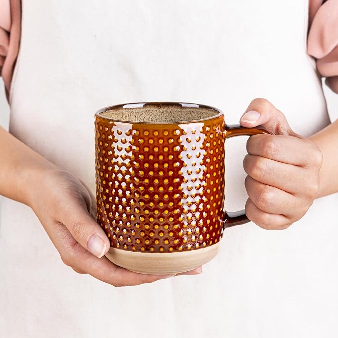 GBhome Coffee Mugs Set of 6, 16 oz Coffee Cups - Image 2