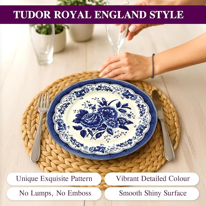 12-Piece Porcelain Dinnerware Set - Image 8
