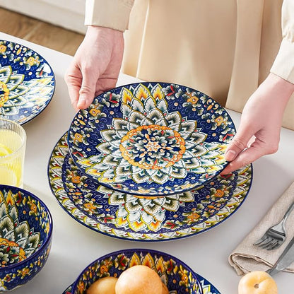 vancasso 12 Pieces Dinnerware Sets, Porcelain Dishes Set - Image 7