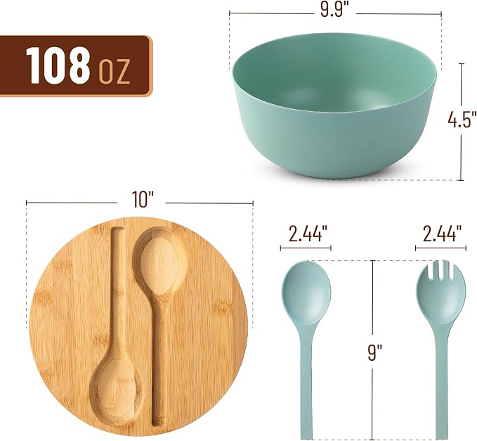 BAMBOO LAND- Large Salad Bowl - Image 2