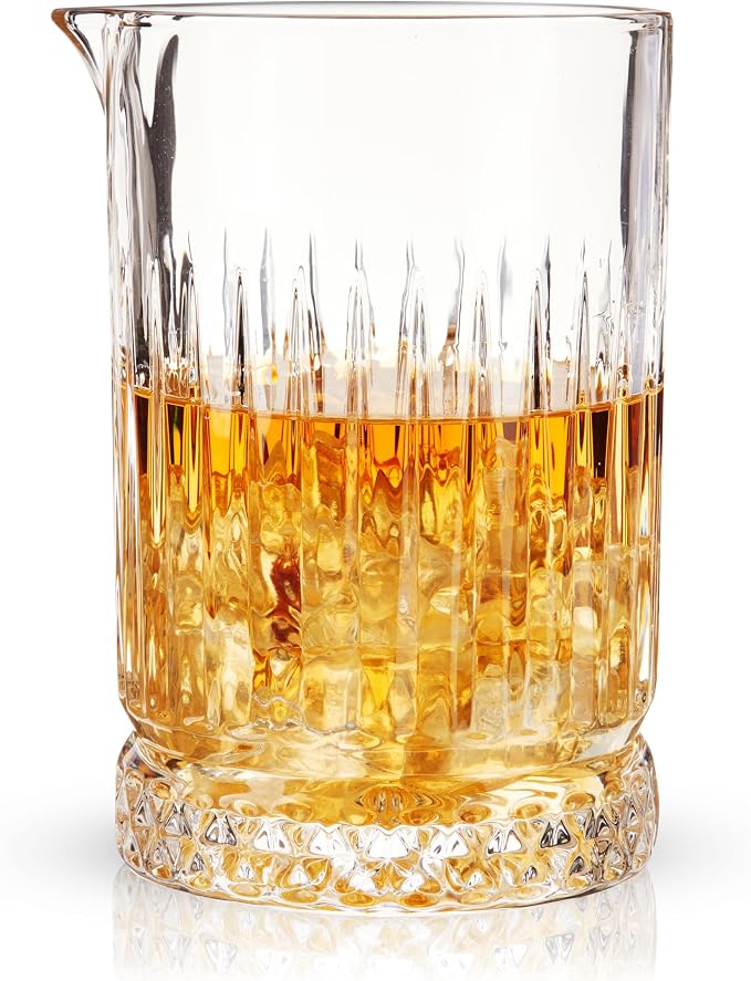 Viski Pedestal Crystal Cocktail Mixing Glass Perfect - Image 11