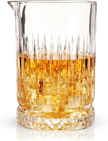 Viski Pedestal Crystal Cocktail Mixing Glass Perfect - Image 11