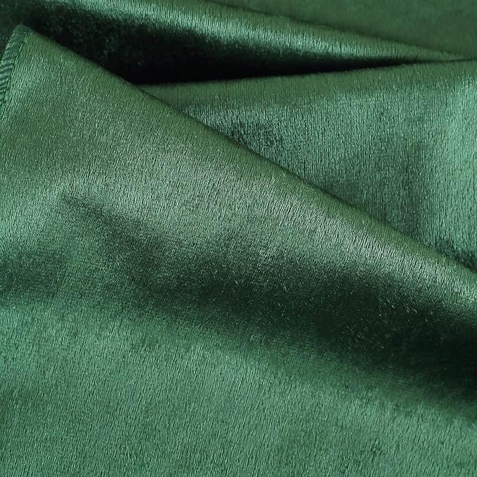 10 pcs 12x108-Inch Hunter Green Premium Velvet Table Runners Wedding Reception - Image 3